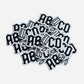 ABCD Embroidered Iron On Patch - Teacher Kindergarten Patch