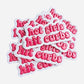 Hot Girls Hit Curbs Patch: Funny Iron On Patch for New Drivers