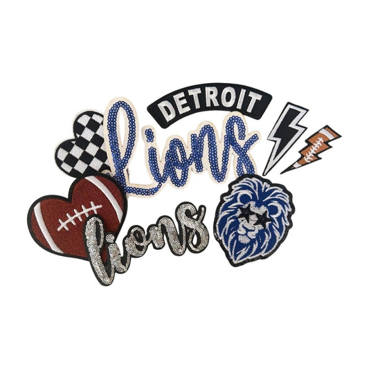 Football Heart Iron-On Patch: Game Day DIY