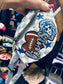 Football Heart Iron-On Patch: Game Day DIY