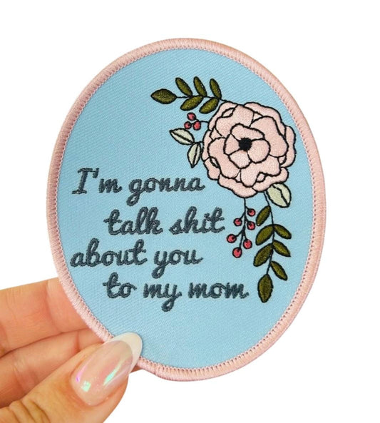 Funny Iron On Patch -  Embroidered Patches - Iron On Patches for Jackets - Girly Patches