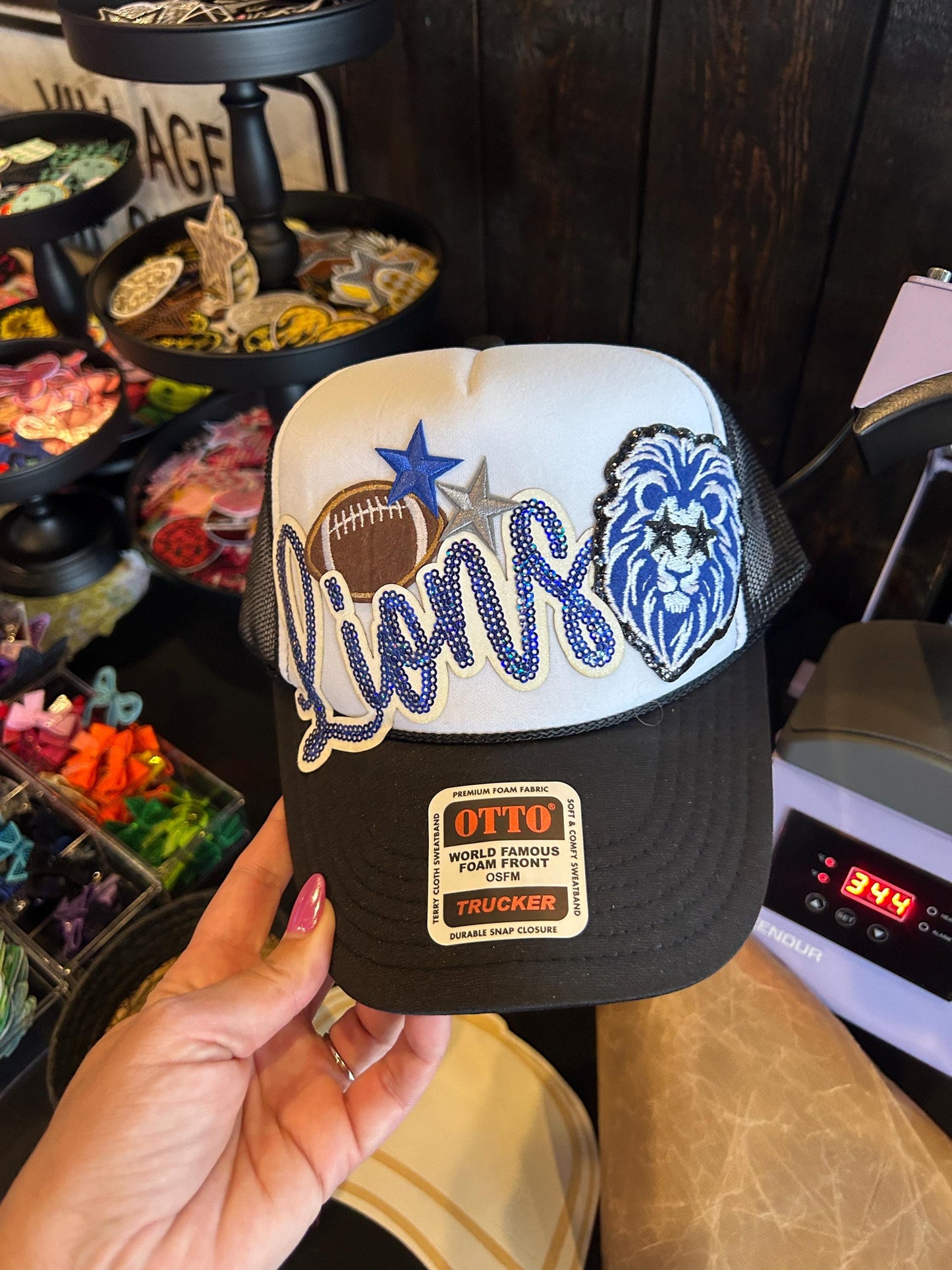 Detroit Lions & Tigers Iron-On Patch Bundle - 20 Piece Set
