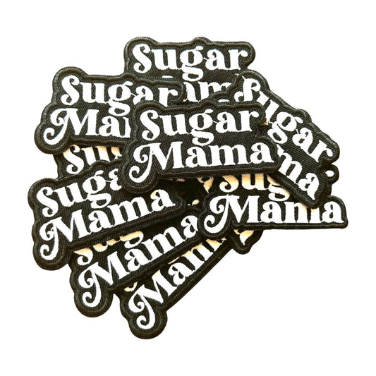 Sugar Mama Iron On Patch: Funny Trucker Hat Applique