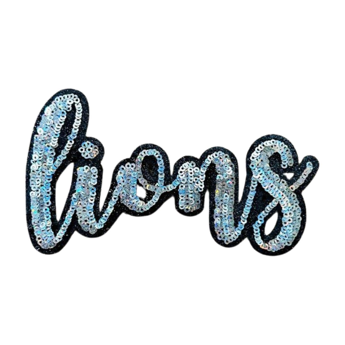 Detroit Lions & Tigers Iron-On Patch Bundle - 20 Piece Set