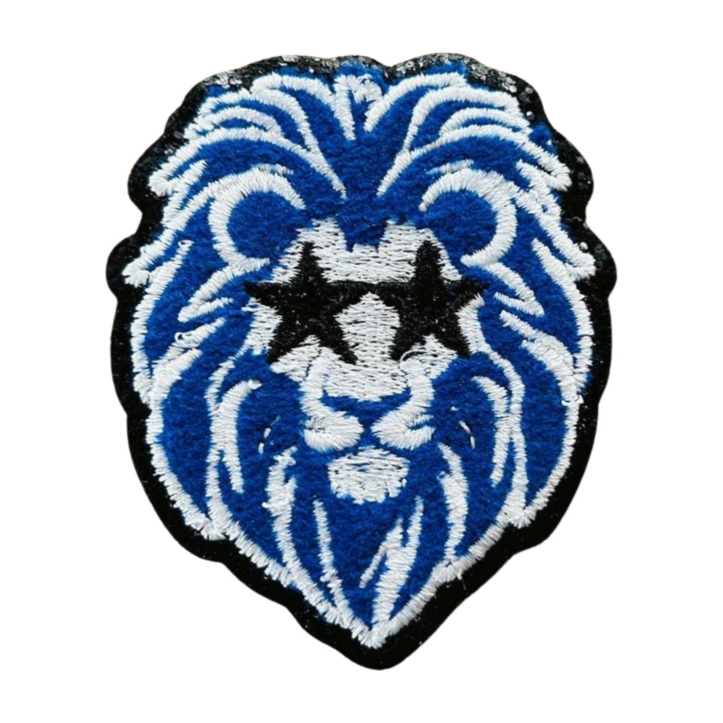 Detroit Lions Embroidered Patch Set: Iron-On Football Patches