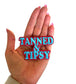 Tanned and Tipsy Iron On Patch, Summer Patches, Beach Iron On Patch, Embroidered Alcohol Patch, Adult Iron On Patch, Cocktail Patch