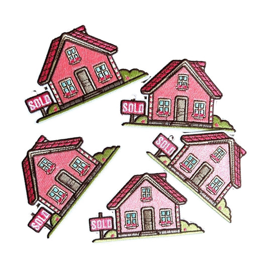 Realtor Iron On Patches, House Patch, Sold Iron On Patch, Trucker Hat Accessories, Realtor Hat Patch, Realtor Patches