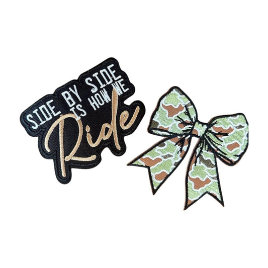 RZR UTV Iron On Patch: Off Road Vehicle Embroidered Applique