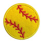Softball Mama Iron-On Patch: Embroidered Chenille Applique