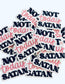Not Today Satan Patch: Faith Based Iron On Patch