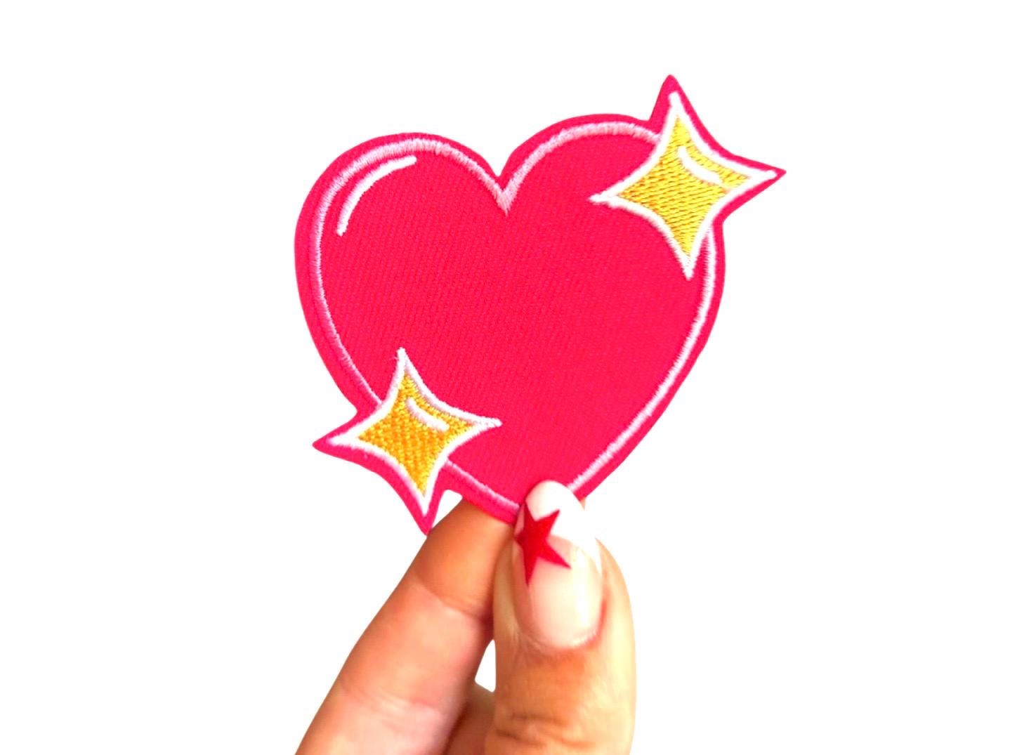 Pink Iron-On Patch Mystery Bag: Girly Embroidered & Sequin Patches