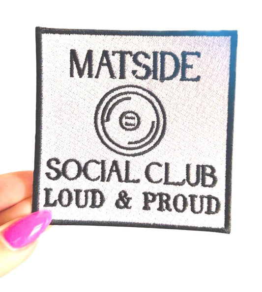 Wrestling Patch, Matside Social Club Patch, Wrestler Gift, Wrestling Mom Gift, Wrestling Team, Funny Wrestling Gift, Wrestling Mama Patch