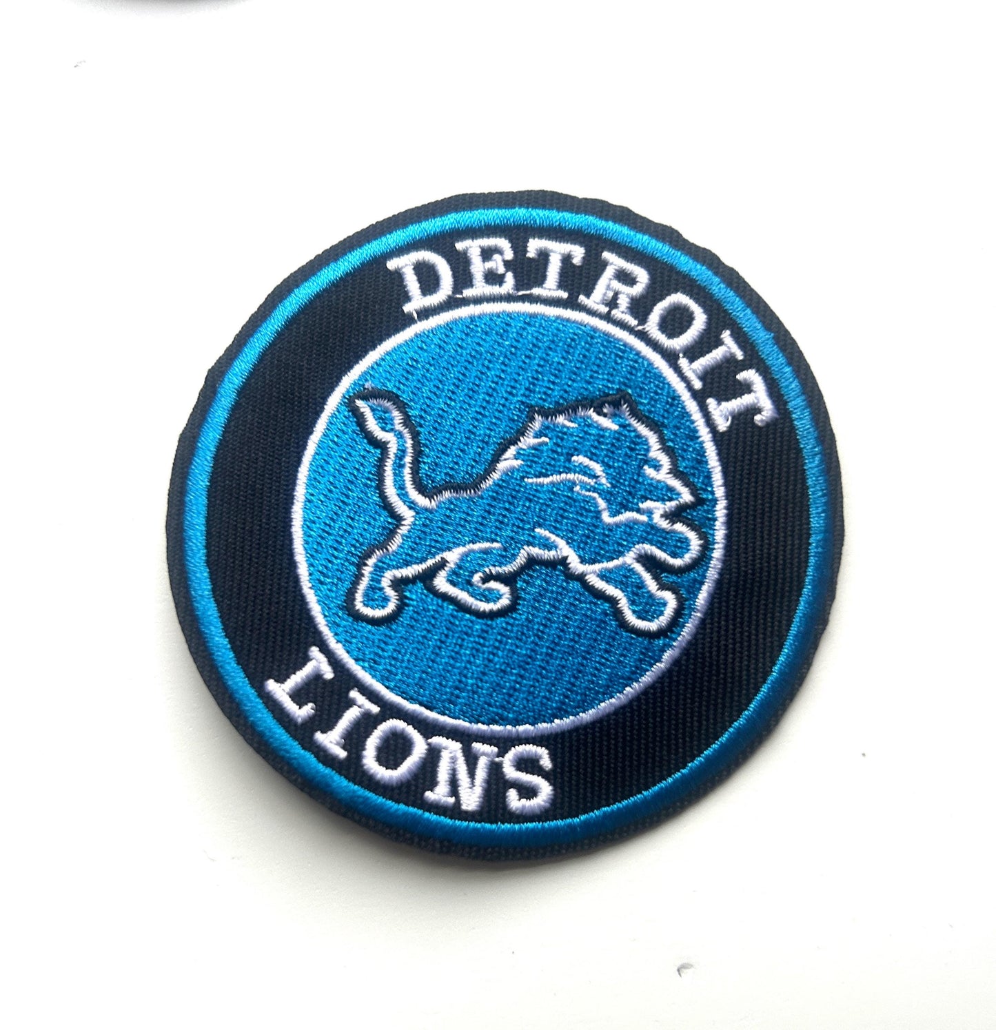 Detroit Lions Embroidered Patch Set: Iron-On Football Patches