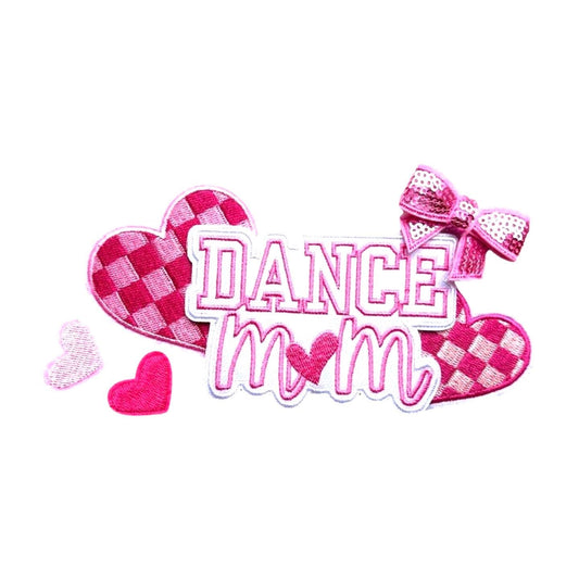 Dance Mom Patch, Iron On Patch for Dance Mom, Embroidered Dance Patches, Patches for Jackets, Hat Patches, Dance Mama