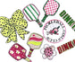 Pickleball Iron-On Patch: Dink It, Paddle, Flower & More