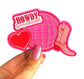 Howdy  Patch, Howdy Sweatheart Patch, Howdy Embroidered Patches, Western Iron On, Pink Howdy Patch, Cowgirl Iron On Patch