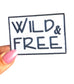 Wild and Free Iron-On Patch: Animal Print Applique