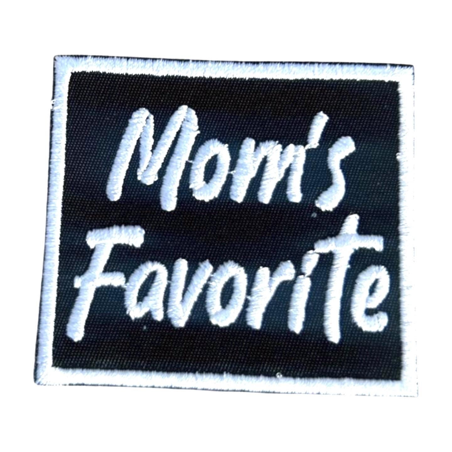 Mom's Favorite Patch, Favorite Daughter Patch, Favorite Son Patch, Funny Iron On Patches, Mom's Favorite Patch for Hat