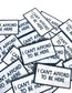 I Can't Afford To Be Here Patch,  Funny Sayings Iron On Patch, Fully Patches, Black and Gold Patches