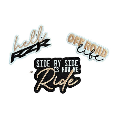 RZR Iron on Patch, UTV Patch, Side by Side Iron On Patches, Off Road Iron On Patch, Embroidered Patch, Trucker Hat Patches, Off Road Vehicle