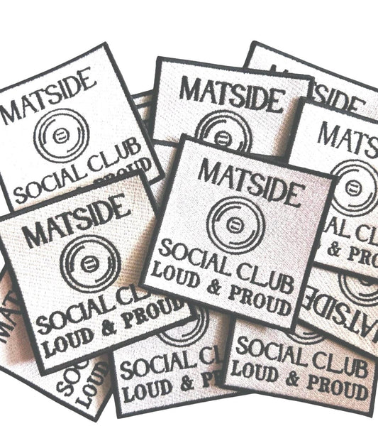 Matside Social Club Wrestling Patch: Iron-On Wrestler Gift