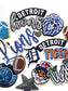 Detroit Lions & Tigers Iron-On Patch Bundle - 20 Piece Set