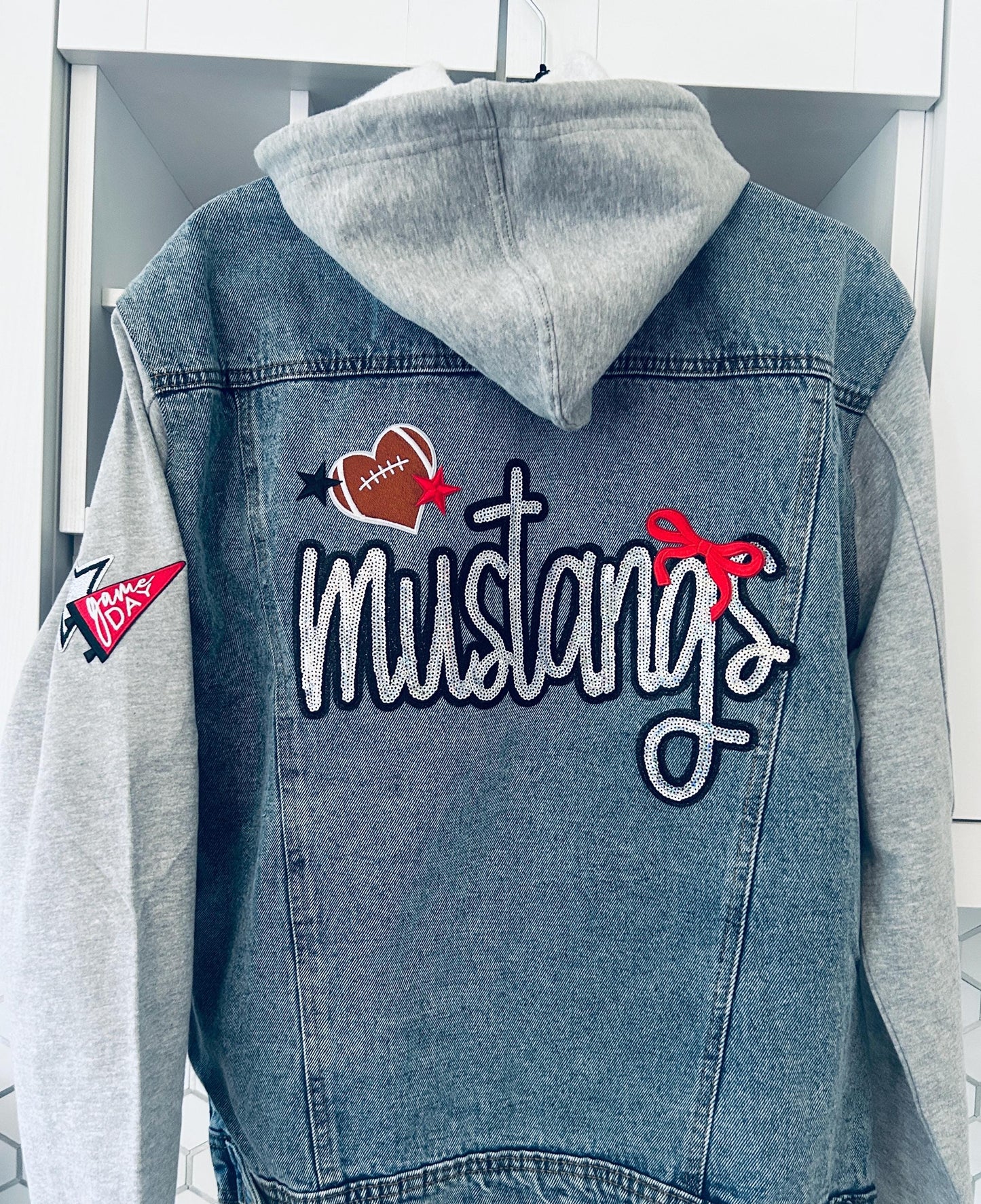 Custom Detroit Lions Denim Jacket: Women's Game Day Apparel