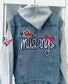 Custom Detroit Lions Denim Jacket: Women's Game Day Apparel