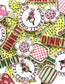 Pickleball Iron-On Patch: Dink It, Paddle, Flower & More