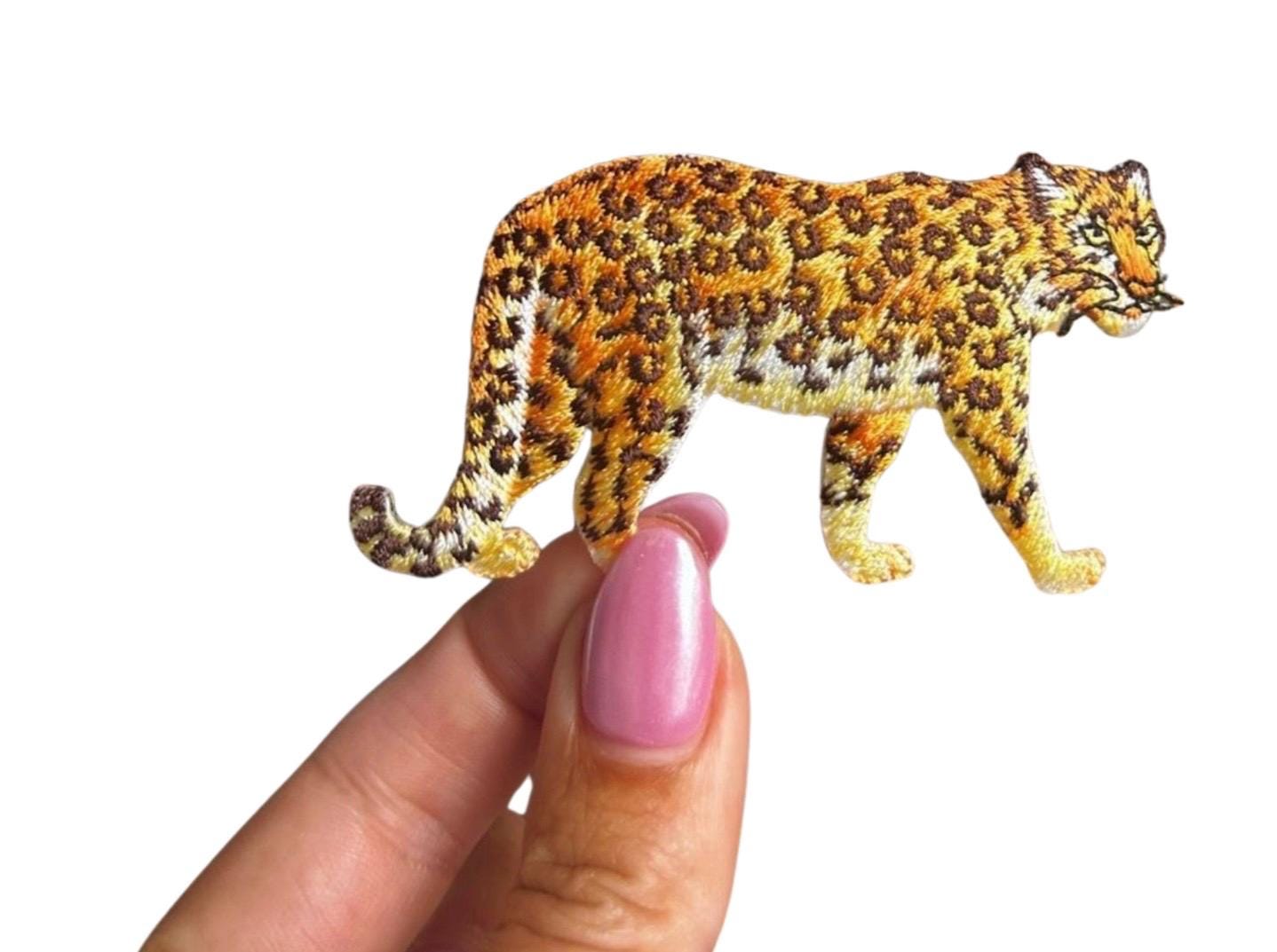Wild and Free Iron-On Patch: Animal Print Applique