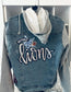 Custom Detroit Lions Denim Jacket: Women's Game Day Apparel