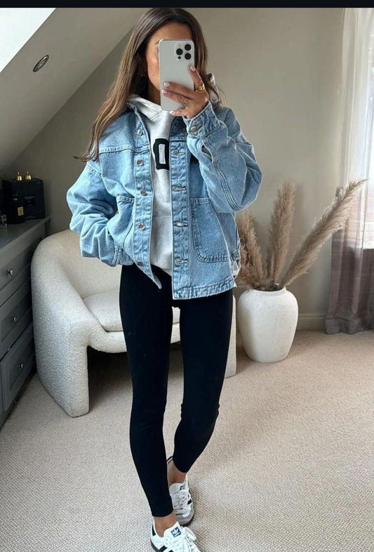 Custom Detroit Lions Denim Jacket: Women's Game Day Apparel
