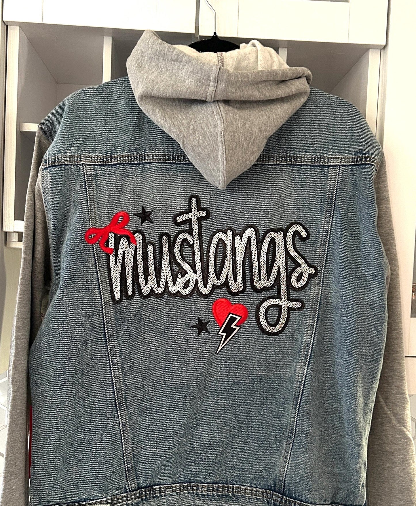Custom Detroit Lions Denim Jacket: Women's Game Day Apparel
