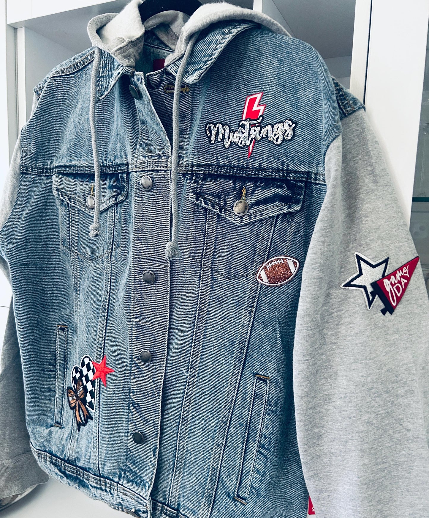Custom Detroit Lions Denim Jacket: Women's Game Day Apparel