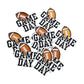 Embroidered Game Day Iron On Patch: Sports Fan Apparel