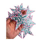 Lake Babe Iron-On Patch: Pink & Aqua Embroidered Applique