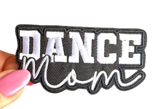Embroidered Dance Mom Patch Bundle: Iron-On Patches for Jackets