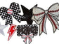 Baseball Iron-On Patch: Mama, Mom, Bow - DIY Apparel