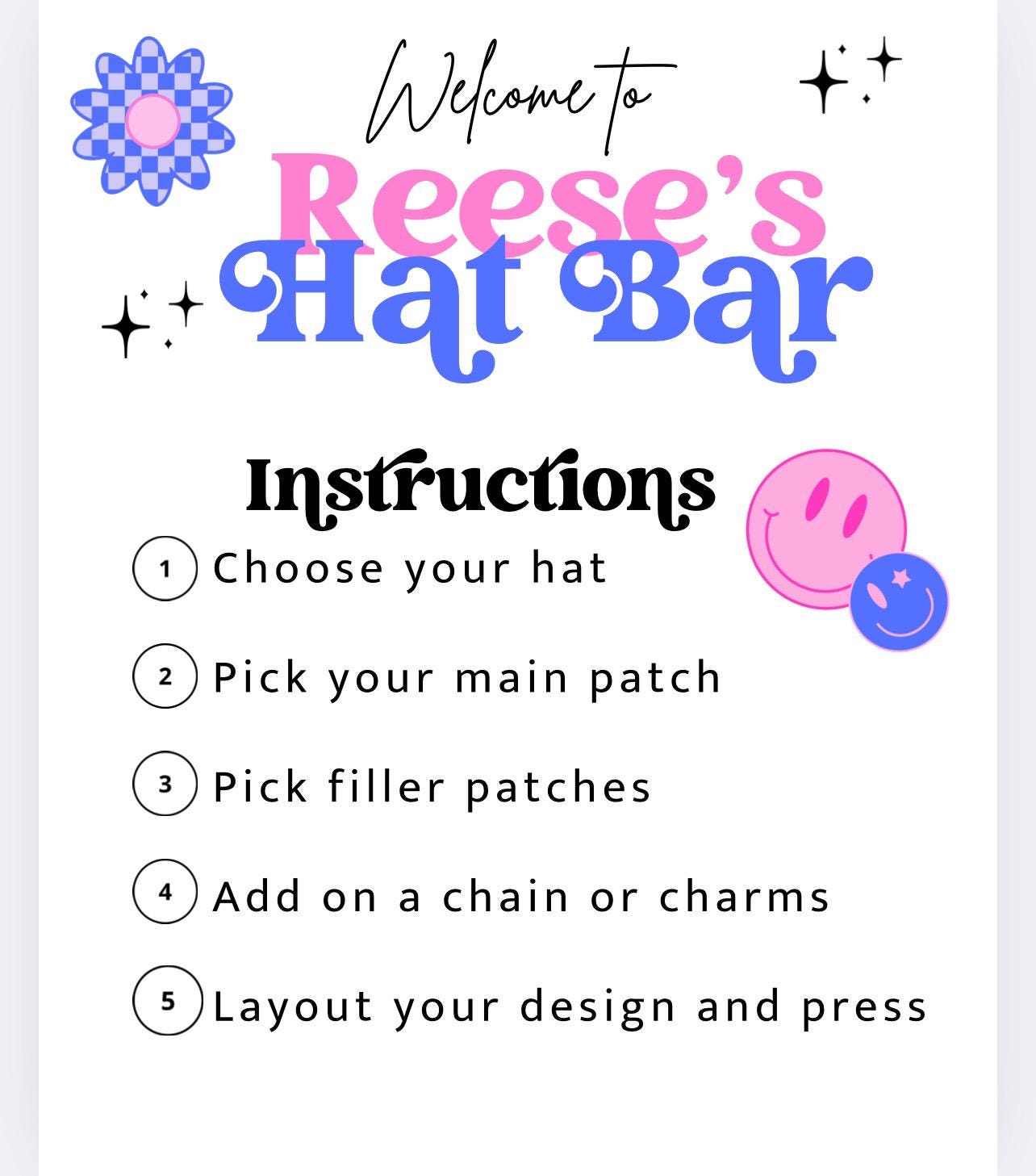 DIY Hat Patch Bar