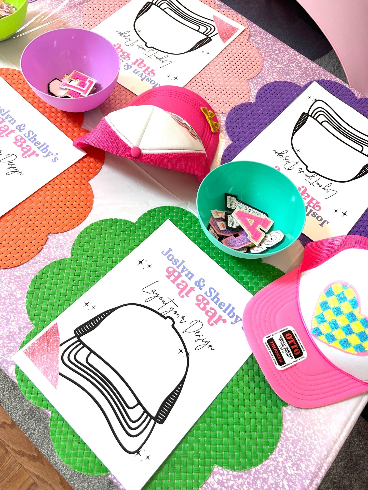 DIY Hat Patch Bar