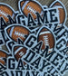 Game Day Iron On Embroidered Patch: Sports Fan Apparel