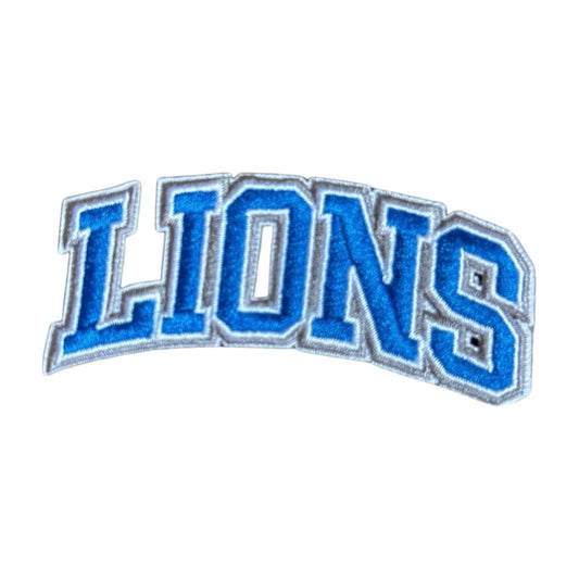 Detroit Lions 3 inch Iron On Patch