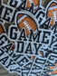 Game Day Iron On Embroidered Patch: Sports Fan Apparel