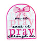 Christian Patches, Pray Iron On Patches
