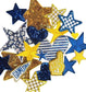 Blue & Gold Iron-On Patches
