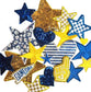Blue & Gold Iron-On Patches