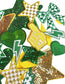 Green & Gold Iron-On Patches: Trucker Hat Embellishments