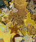 Gold Iron-On Patches Bundle, Sequin Chenille Embroidered Appliques