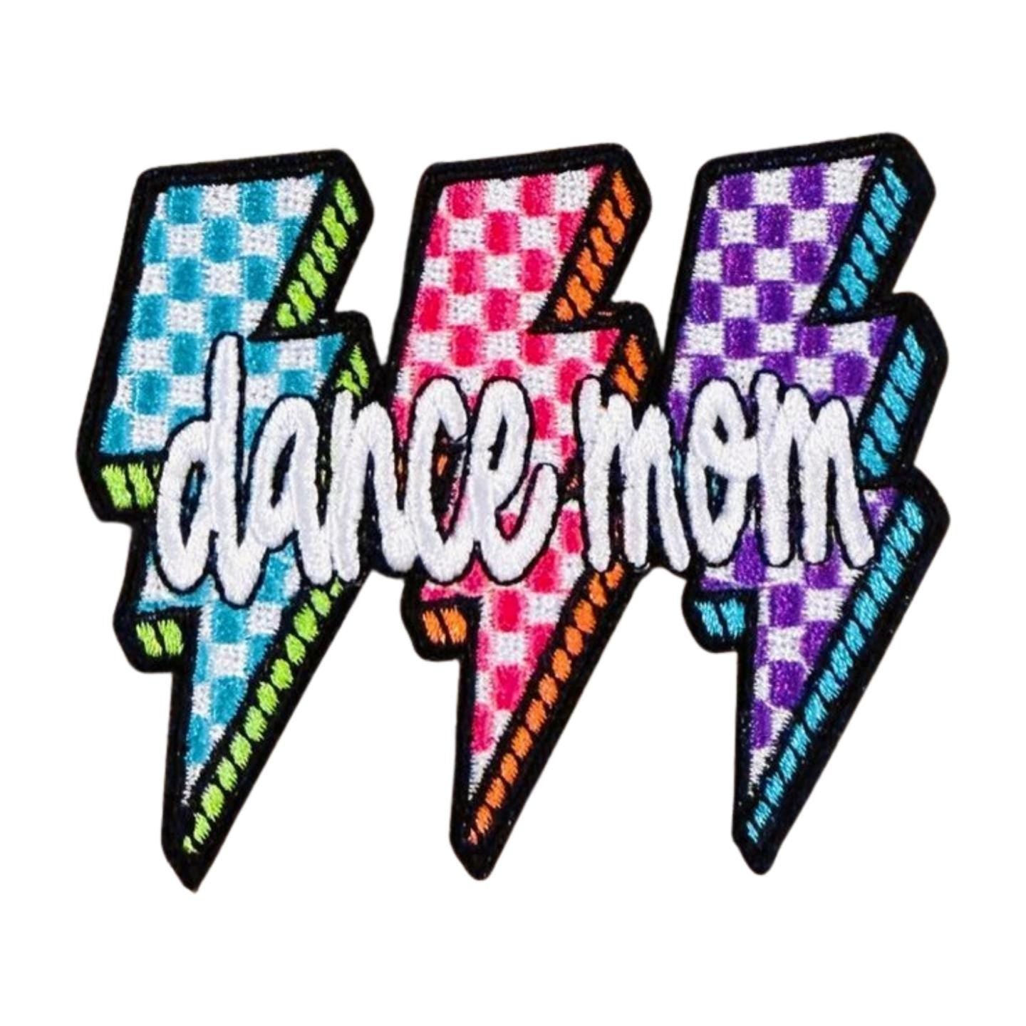 Dance Mom Custom Iron-On Embroidered Patch Applique