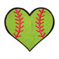 Softball Iron-On Patch: Embroidered Sports Applique